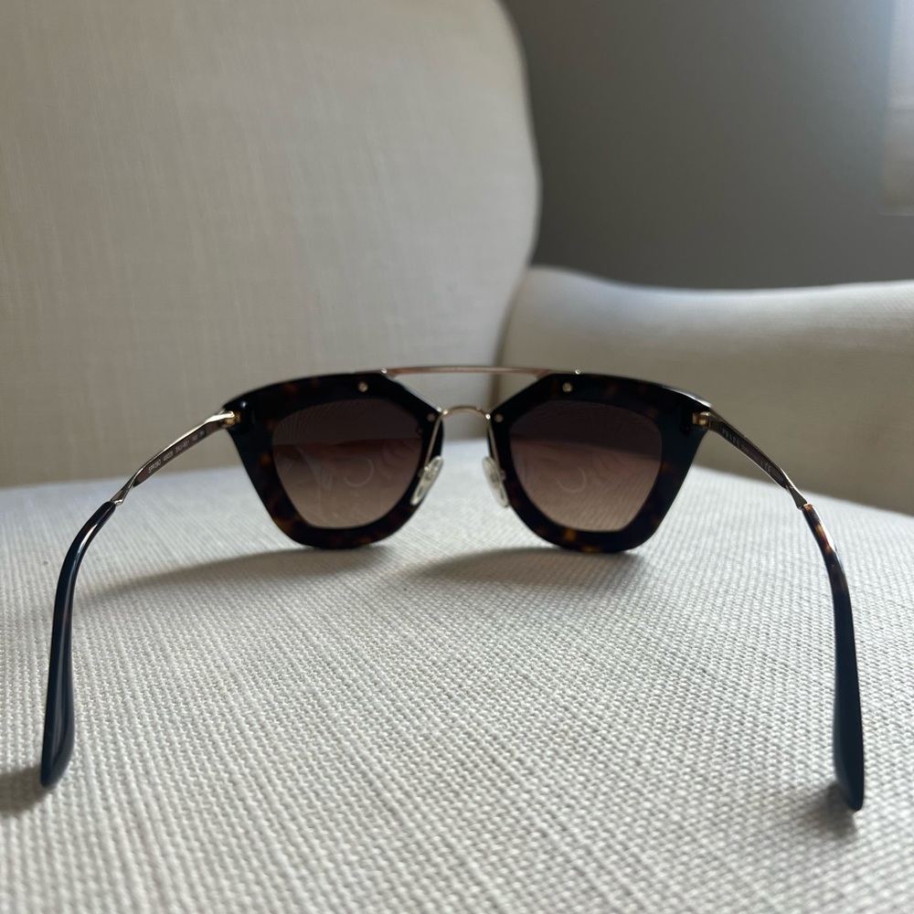 Prada Cateye Gradient Tortoise Brown Sunglasses - image 4